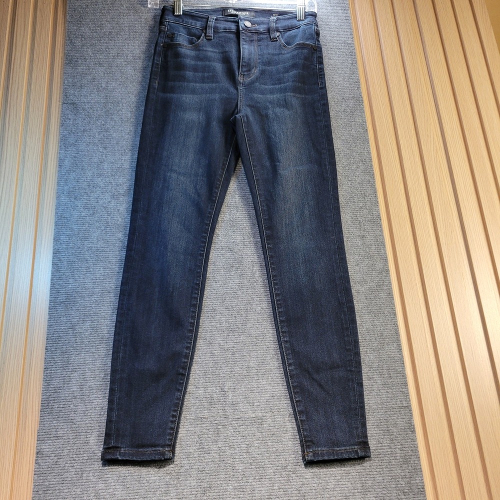 Liverpool High Rise Ankle Jeans Womens 2P 26 Dark Wash Excellent Skinny Petite